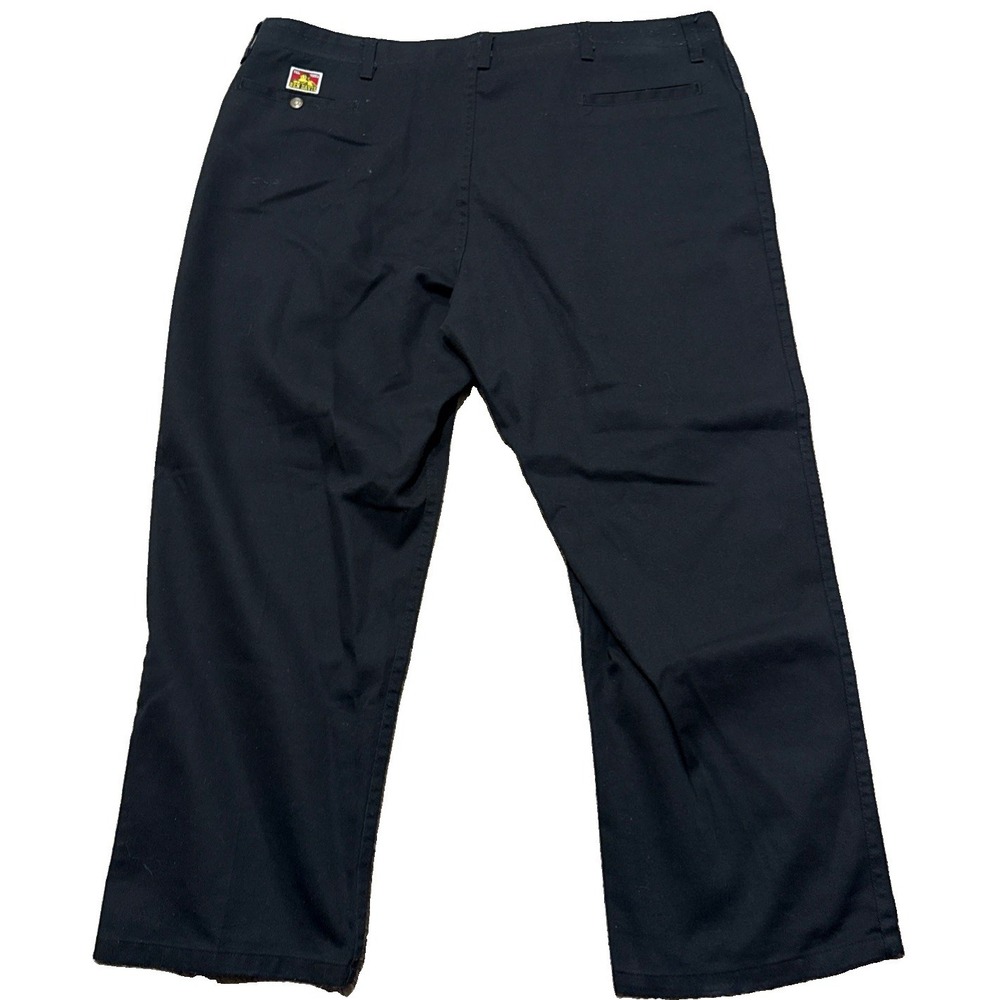 Vintage Ben Davis Black Work Pants Men's Size 48x30 Outdoors Workwear